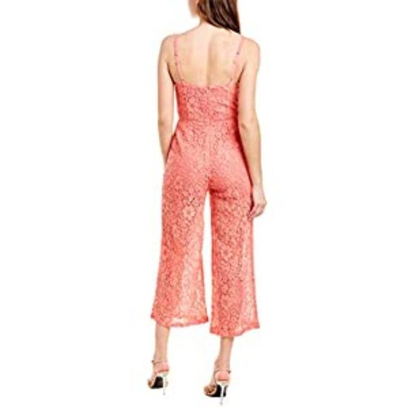 French Connection Women's Black Lace Jumpsuit - Picture 2 of 2